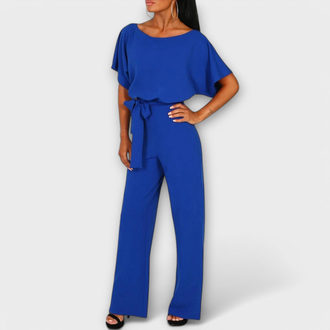 Jenny | Stylish Belted Wide-Leg Jumpsuit