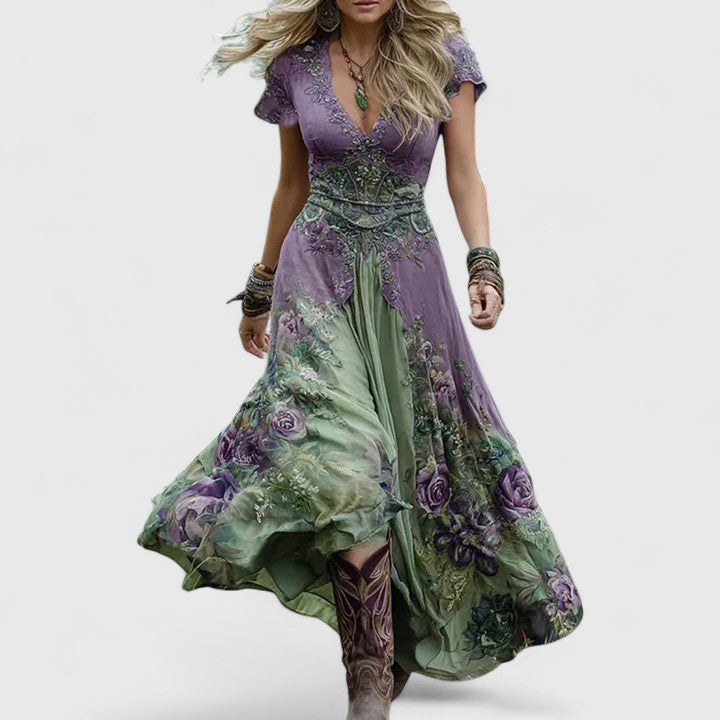 Riley | Elegant Floral Dress