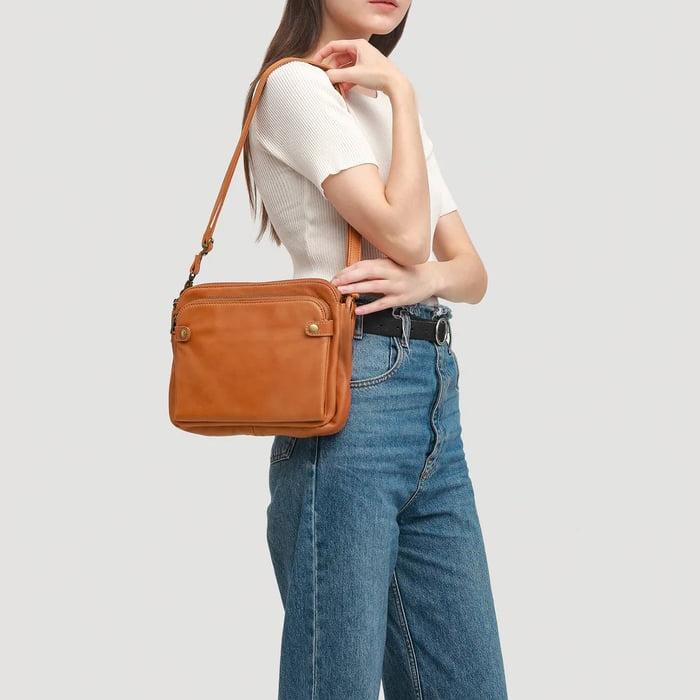 Jovie │ Sleek Three-Layer Crossbody Bag