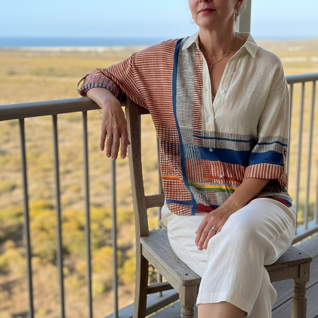 Freyja | Artistic Pattern Blouse