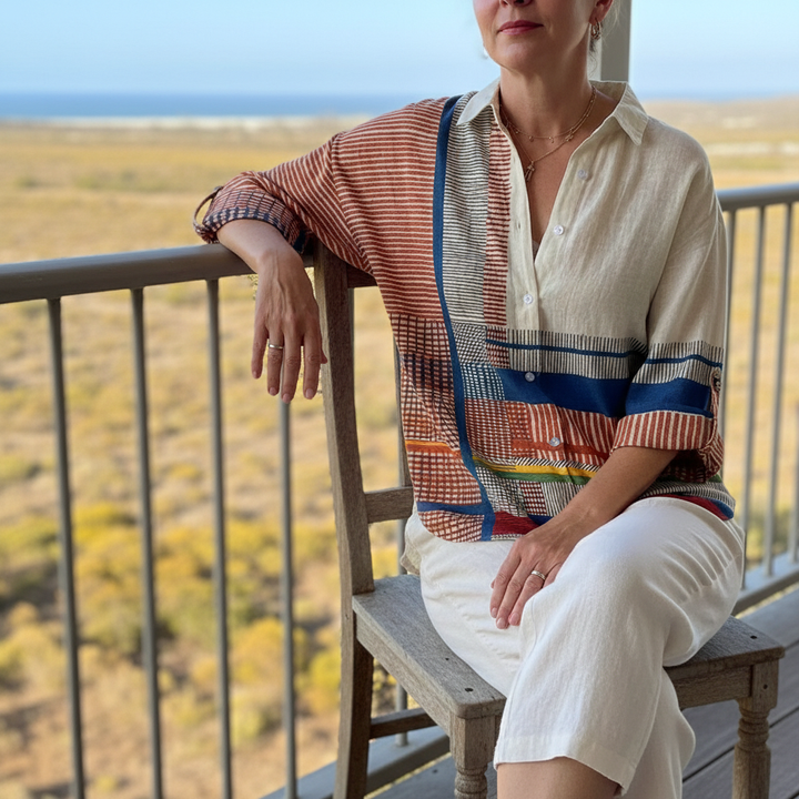 Freyja | Artistic Pattern Blouse