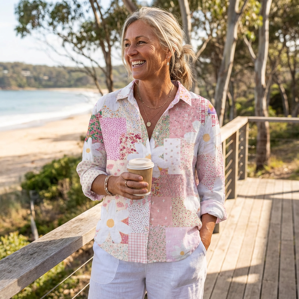 Fanny | Patchwork Daisy Blouse