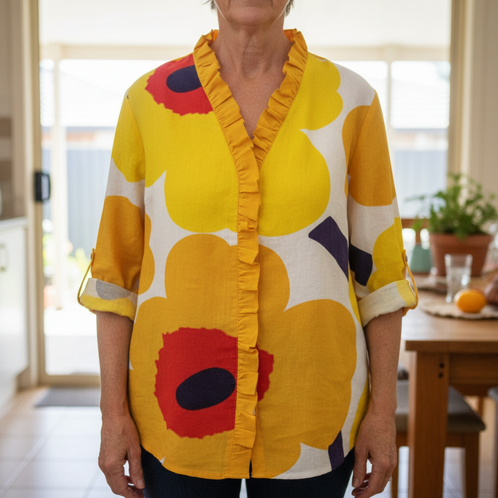 Helena | Ruffled Blouse