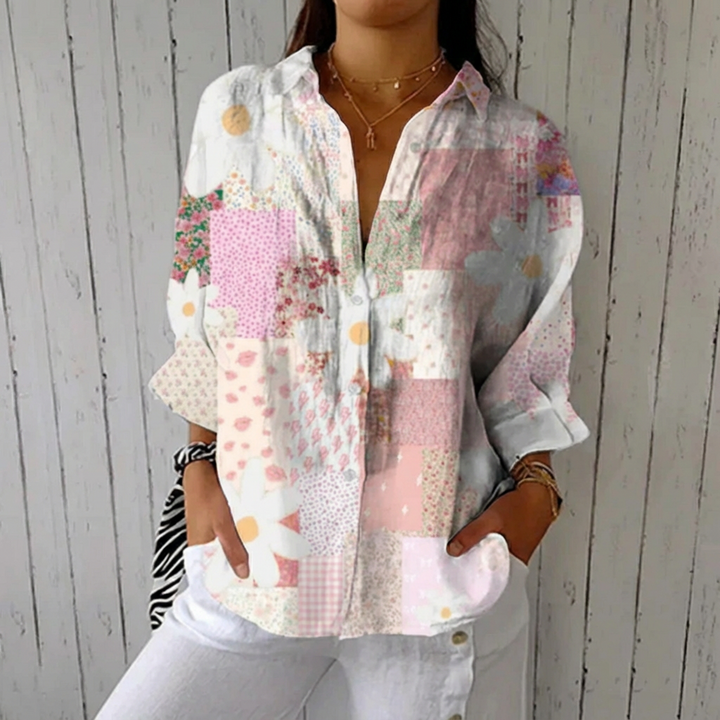 Fanny | Patchwork Daisy Blouse