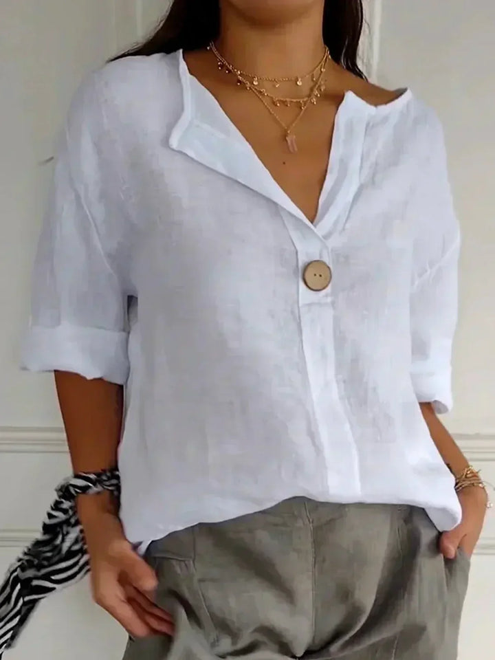 Mariah | Casual V-Neck Blouse