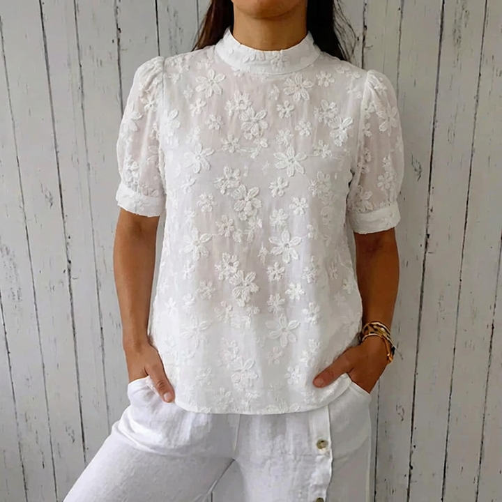 Doutzen | Lightweight Embroidered Blouse