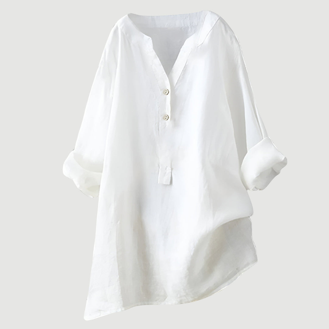 Florielle │ Airy and Comfortable Button-Up Shirt