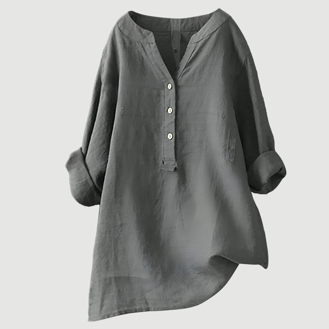 Florielle │ Airy and Comfortable Button-Up Shirt