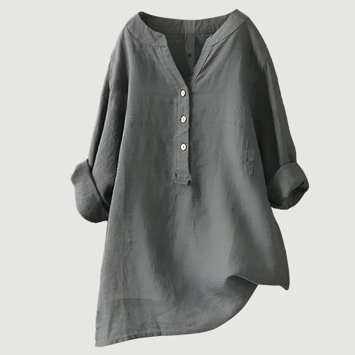 Florielle │ Airy and Comfortable Button-Up Shirt