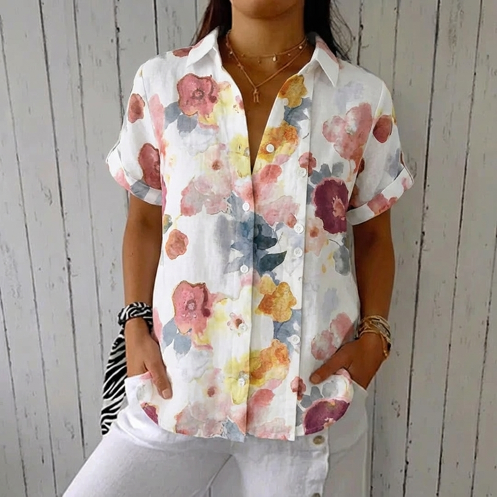 Amara | Lightweight Blouse With Floral Print