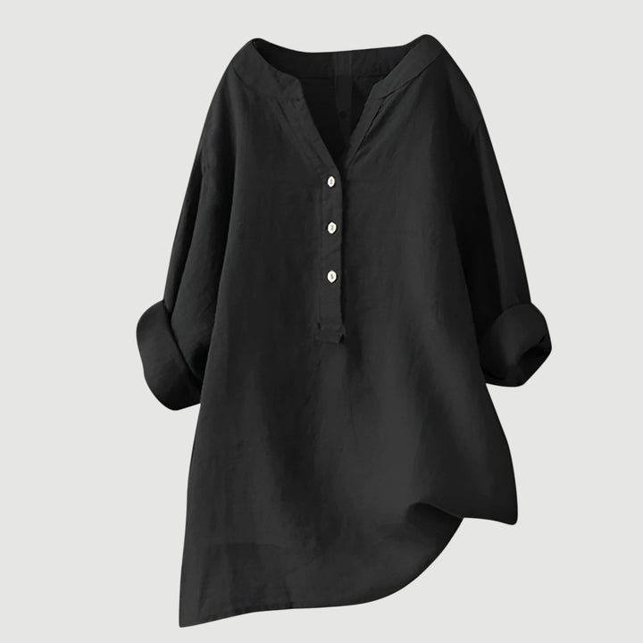 Florielle │ Airy and Comfortable Button-Up Shirt