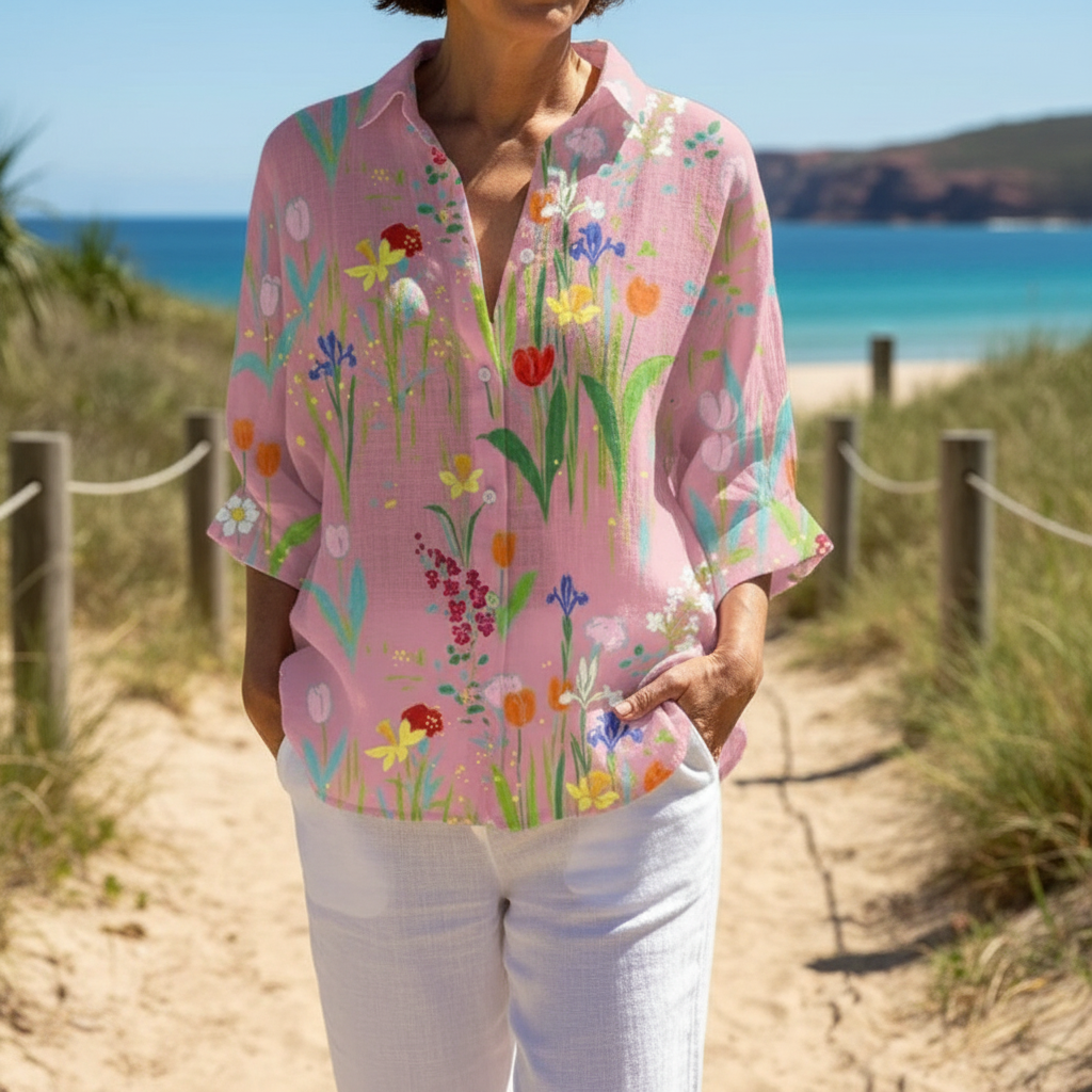 Fiona | Spring Garden Blouse