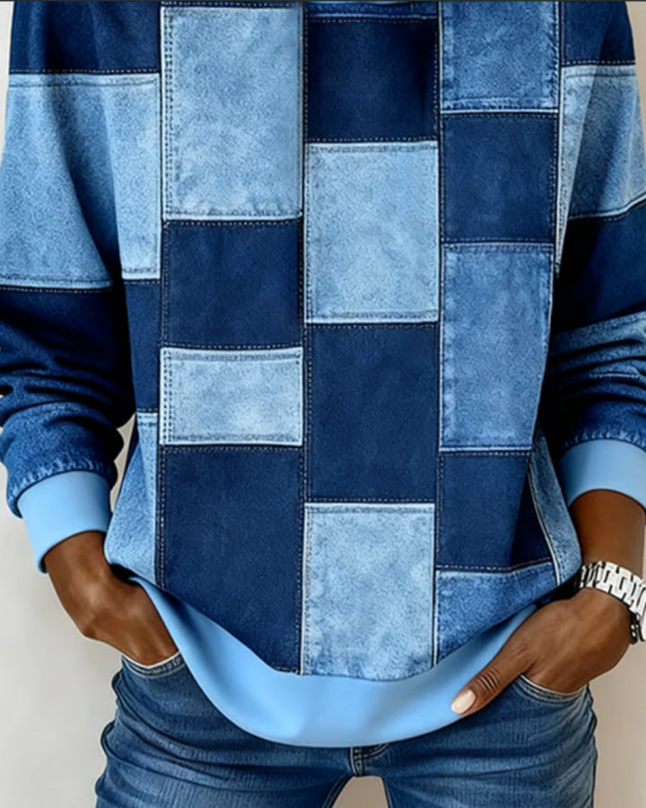 Ciana │ Stylish Checkered Hoodie