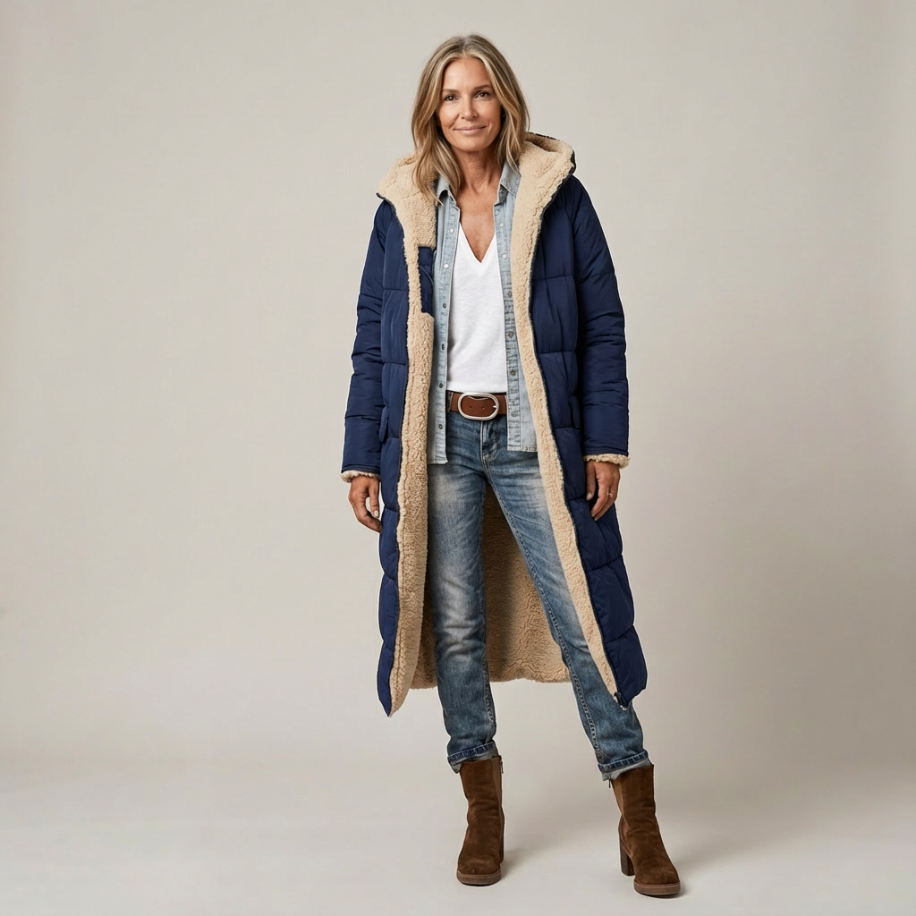 Beryl | Elegant Reversible Coat