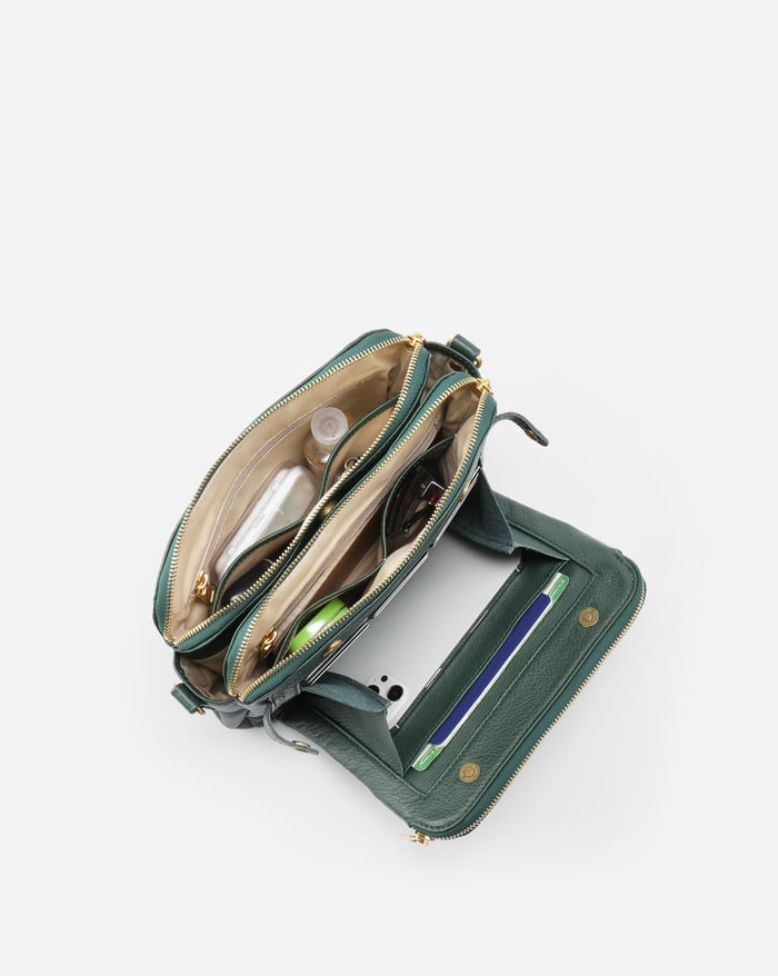 Jovie │ Sleek Three-Layer Crossbody Bag