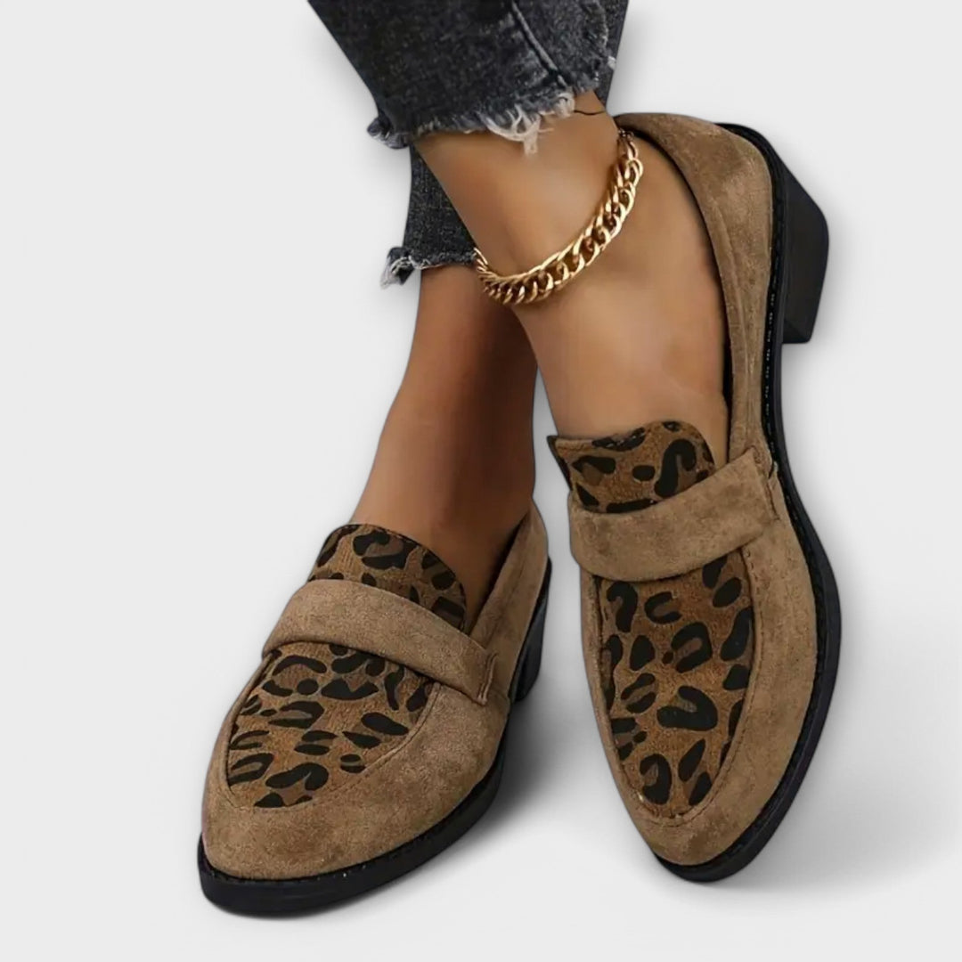 Aurora │ Elegant Women's Shoes with Leopard Print