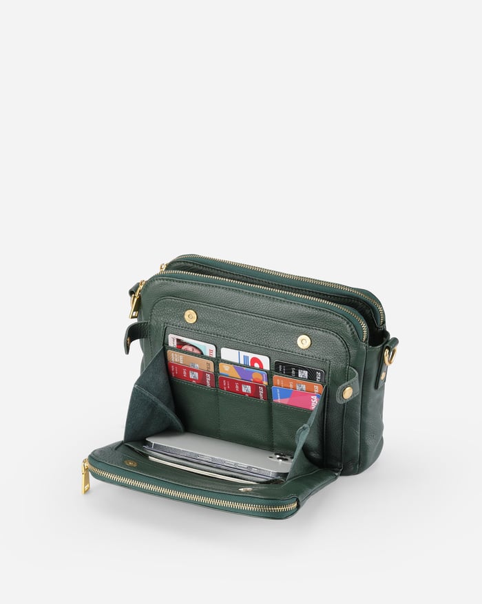 Jovie │ Sleek Three-Layer Crossbody Bag