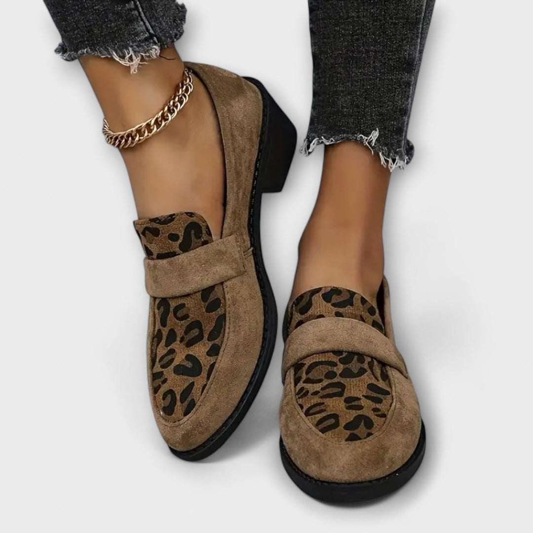 Aurora │ Elegant Women's Shoes with Leopard Print
