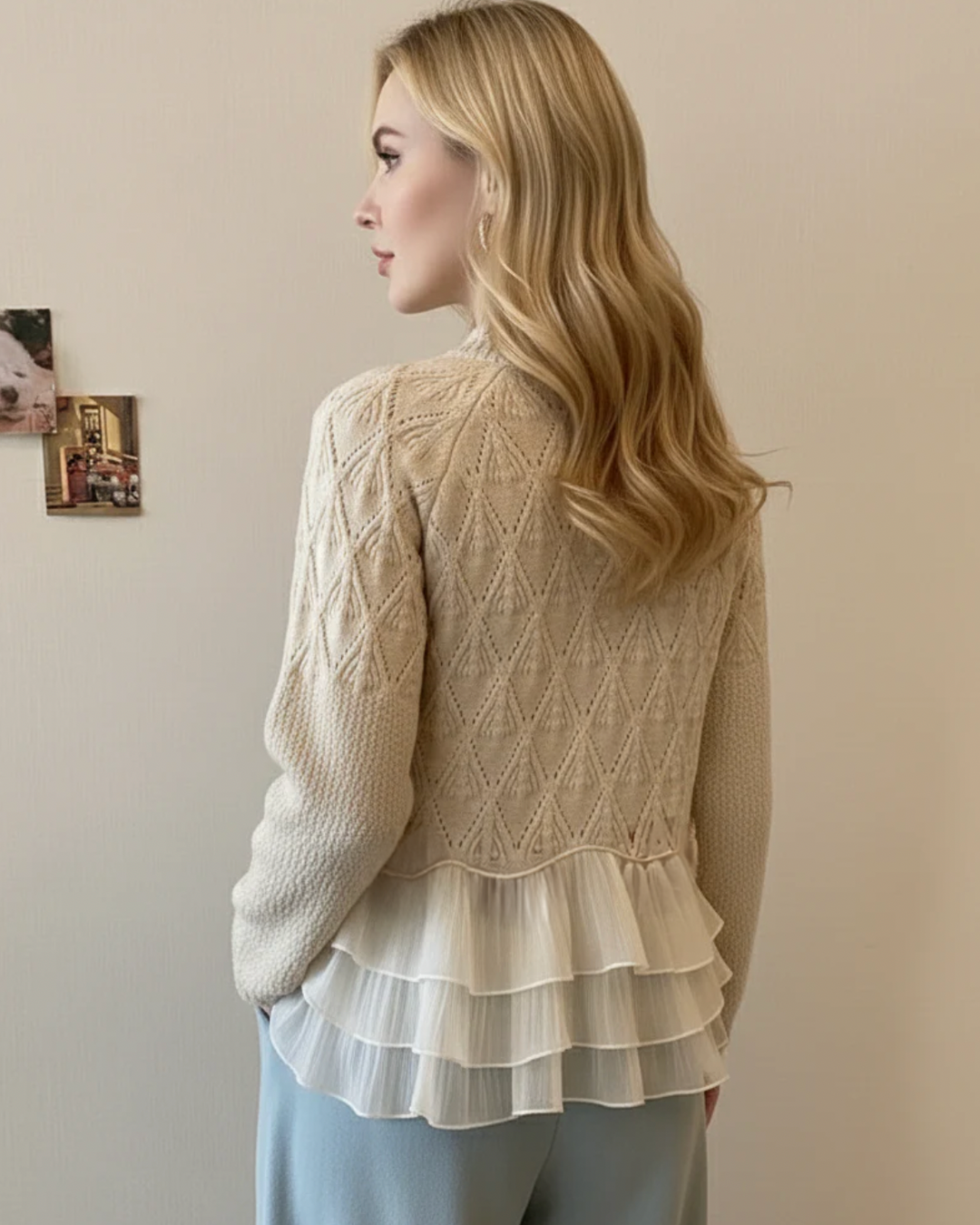 Tiana │ Ruffle Cardigan