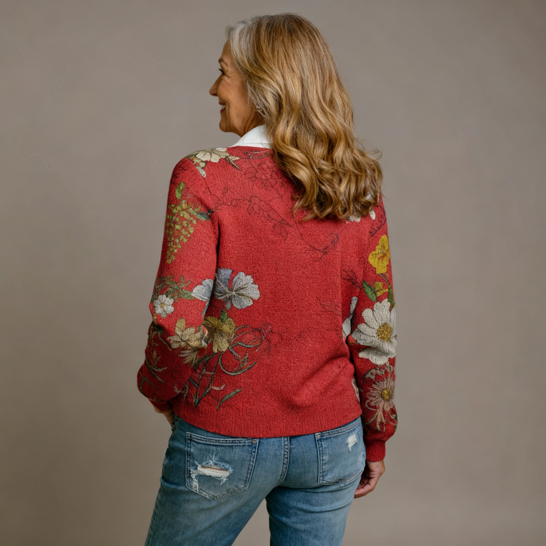 Lucette | Vintage Floral Cardigan