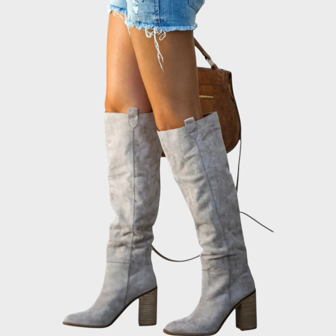 Diane | High Suede Boots