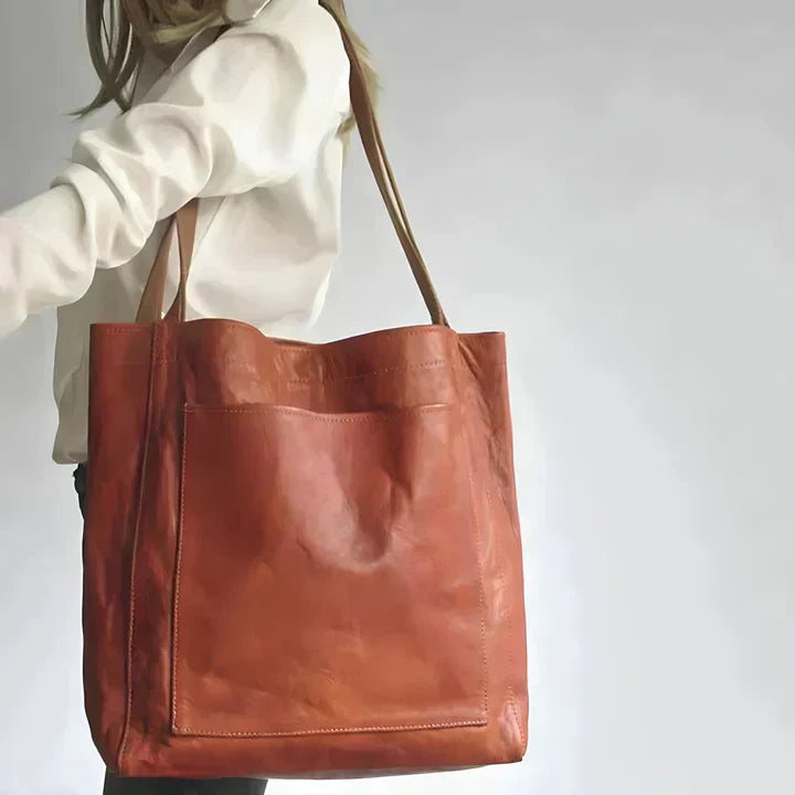 Roselyn | Classic Leather Tote