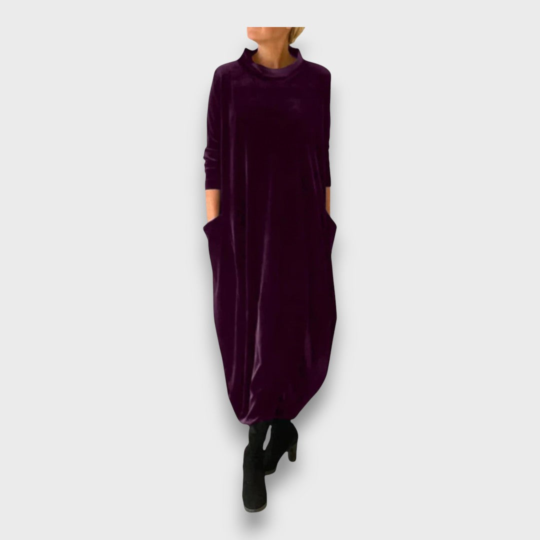 Cassidy | Velvet Elegant Maxi Dress