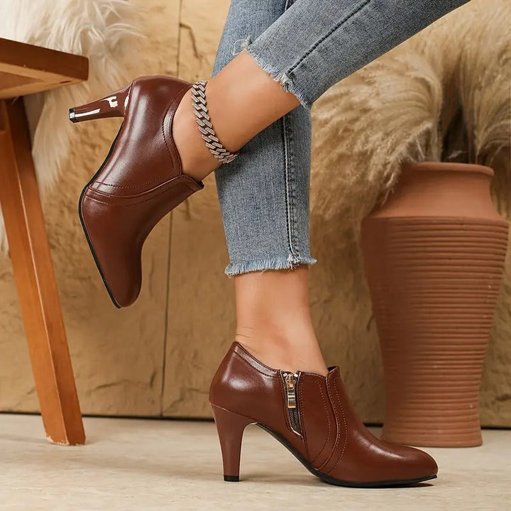 Eloise | Leather Orthopedic Booties (Premium Edition)