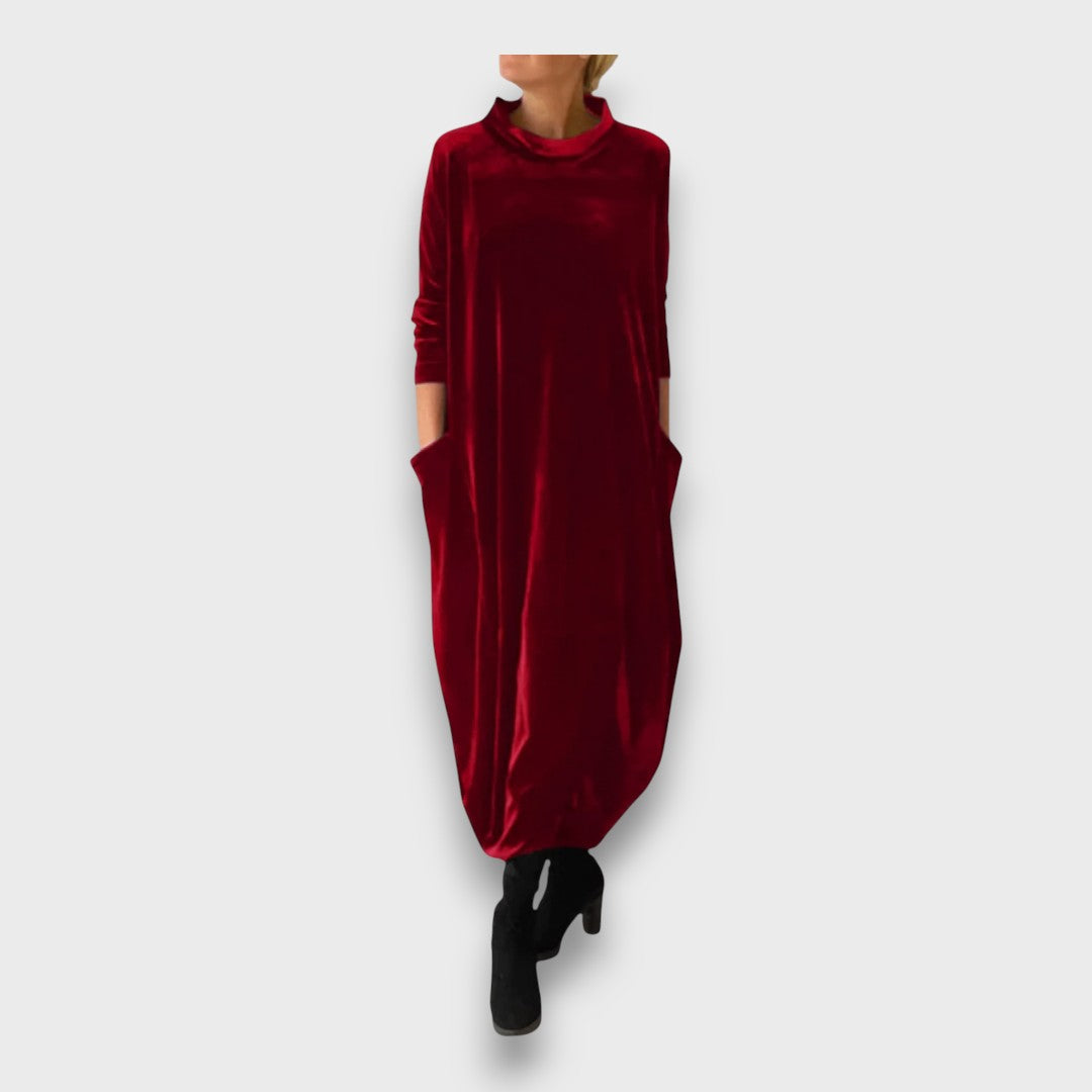 Cassidy | Velvet Elegant Maxi Dress