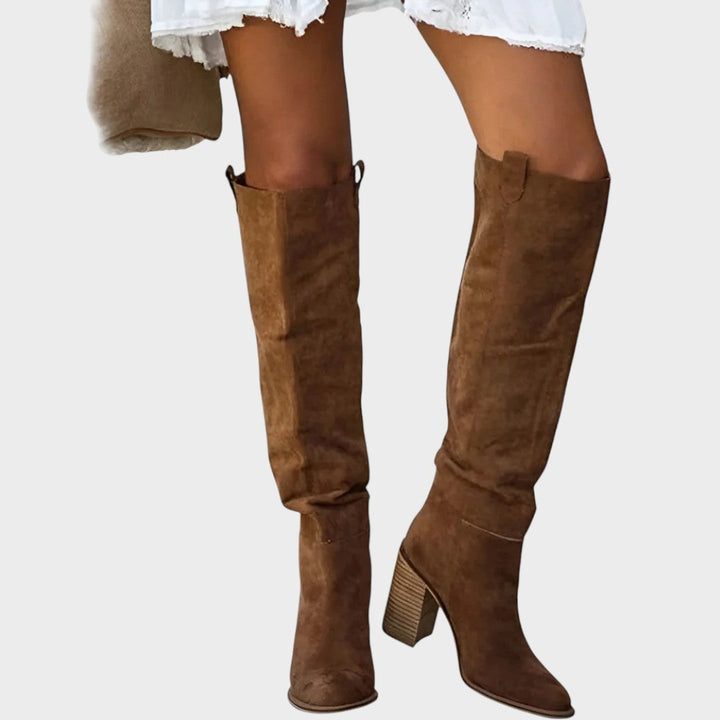 Diane | High Suede Boots
