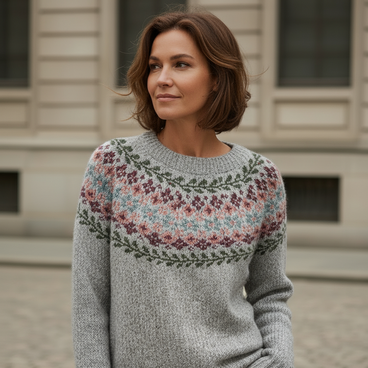 Silvy | Comfortable sweater with retro style