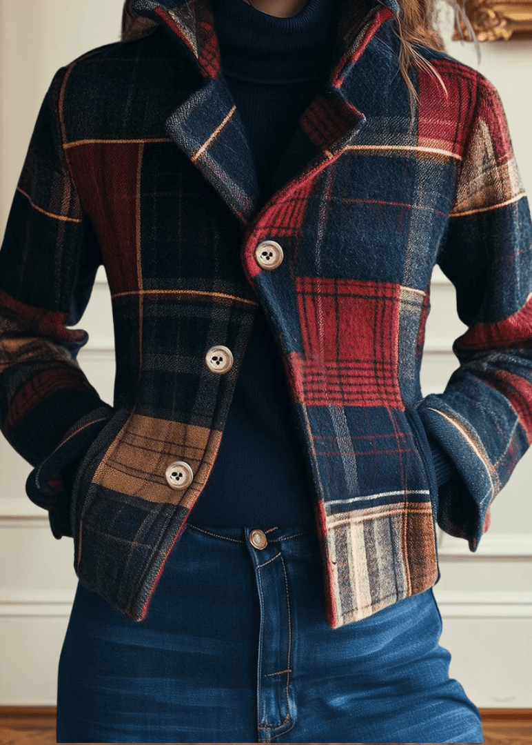 NATALIE | CLASSIC PLAID JACKET