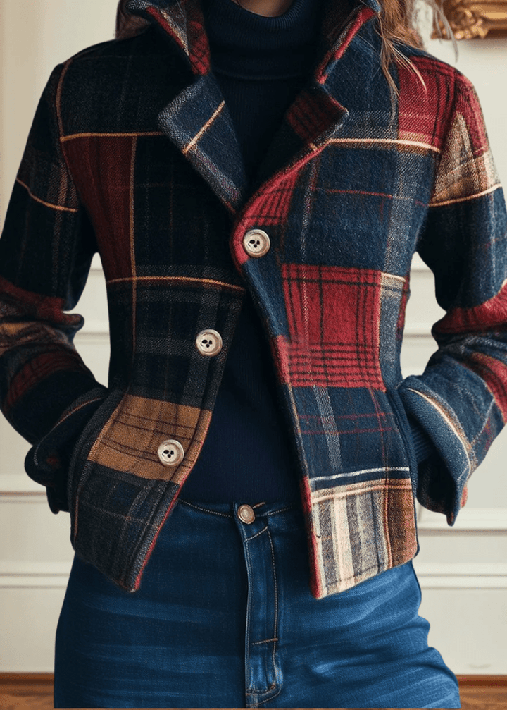 NATALIE | CLASSIC PLAID JACKET