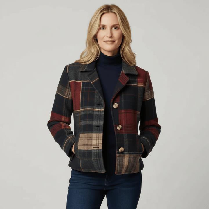NATALIE | CLASSIC PLAID JACKET