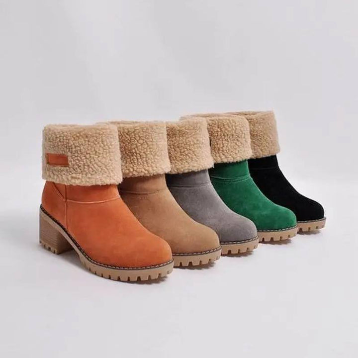 Simone | Mid-Calf Wool Boots