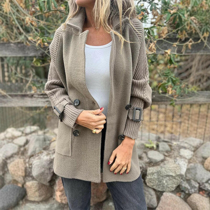 Pauline | Timeless Mid-Length Double-Breasted Coat