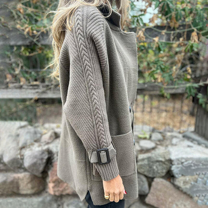 Pauline | Timeless Mid-Length Double-Breasted Coat