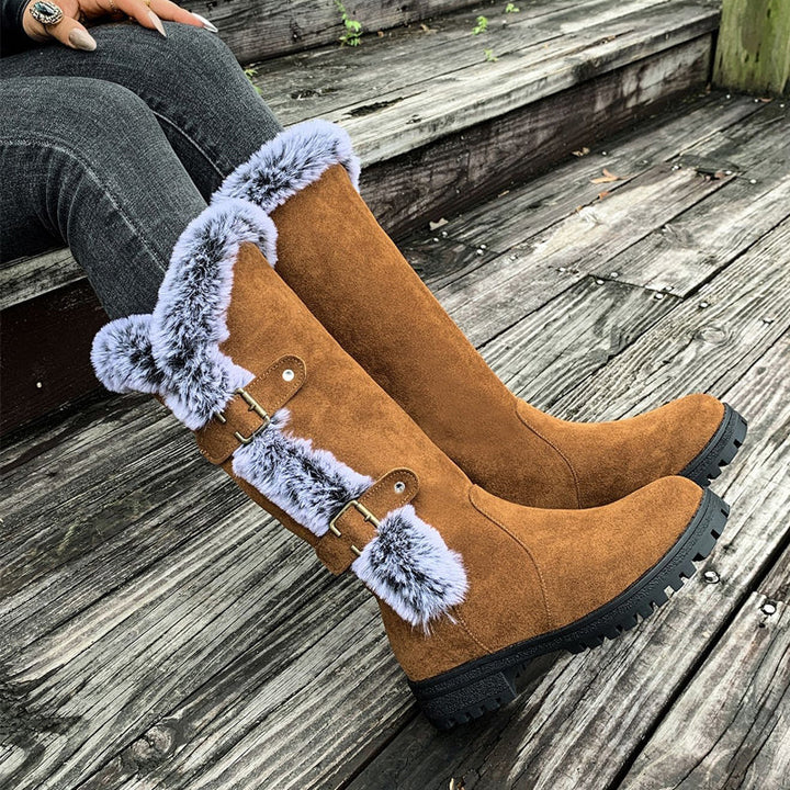Lucy | Thick Plush Mid-Calf Snowboots