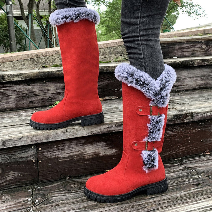 Lucy | Thick Plush Mid-Calf Snowboots