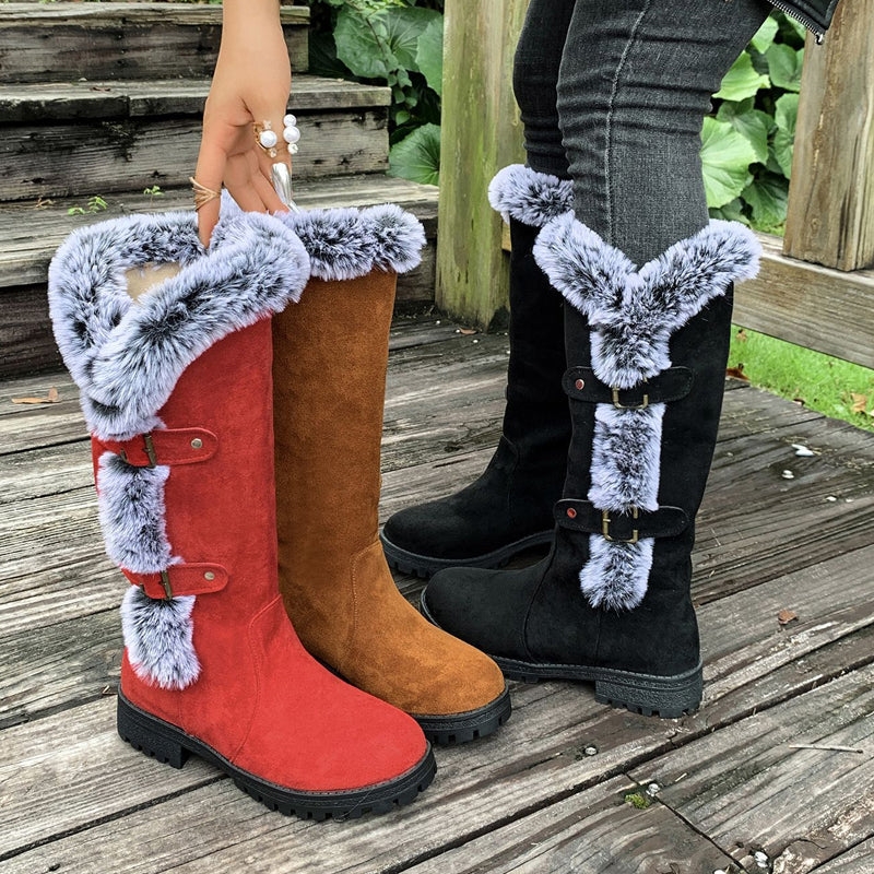 Lucy | Thick Plush Mid-Calf Snowboots
