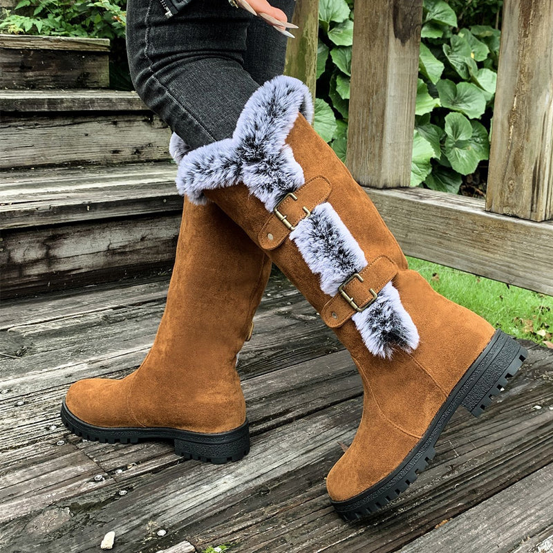 Lucy | Thick Plush Mid-Calf Snowboots