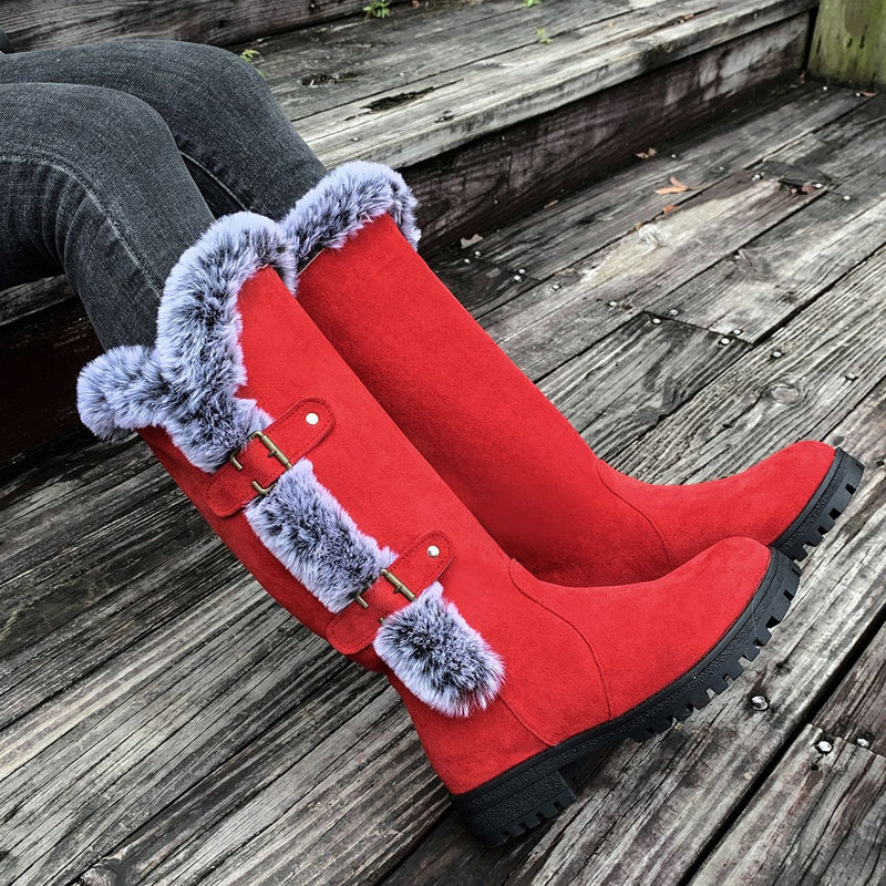 Lucy | Thick Plush Mid-Calf Snowboots