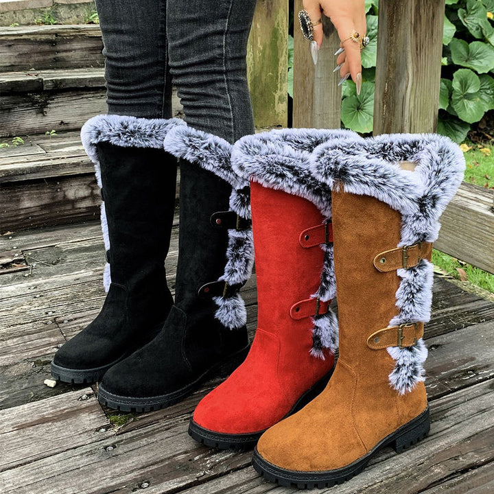 Lucy | Thick Plush Mid-Calf Snowboots