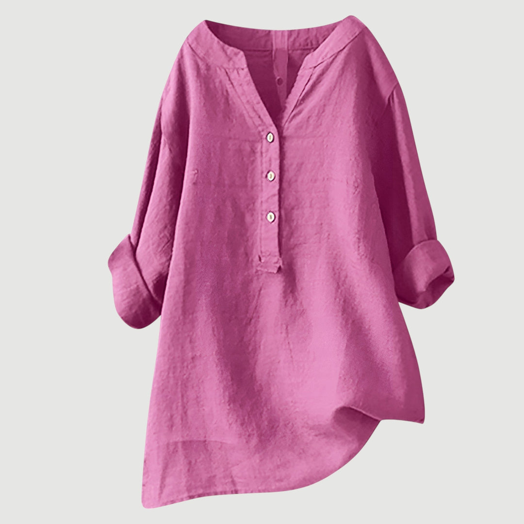Florielle │ Airy and Comfortable Button-Up Shirt