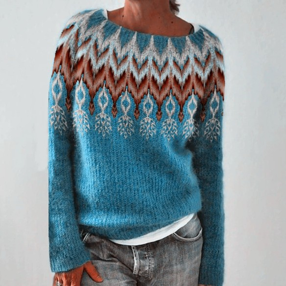 Indira | Comfortable Sweater with Retro Style